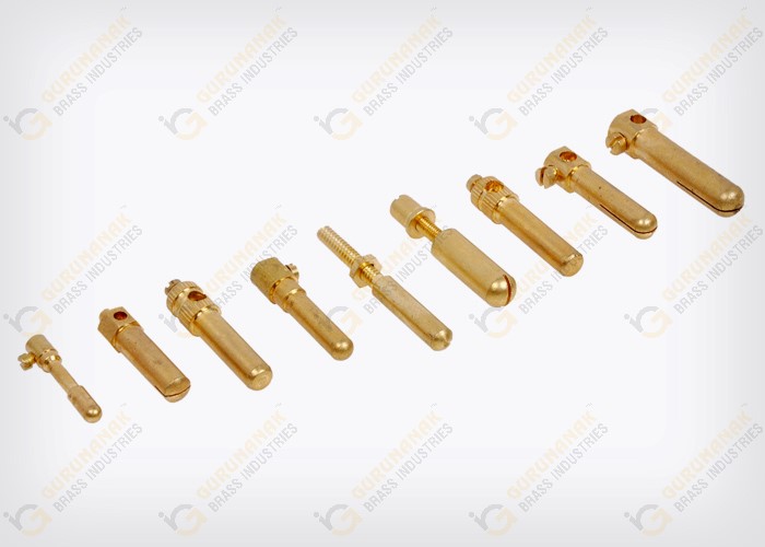 brass electrical pins